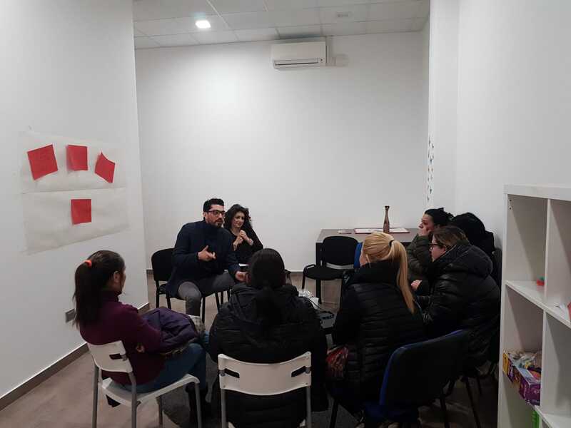 <h1>Primo gruppo</h1>
Primo momento di accoglienza delle mamme attraverso la tecnica autobiografica del nome.