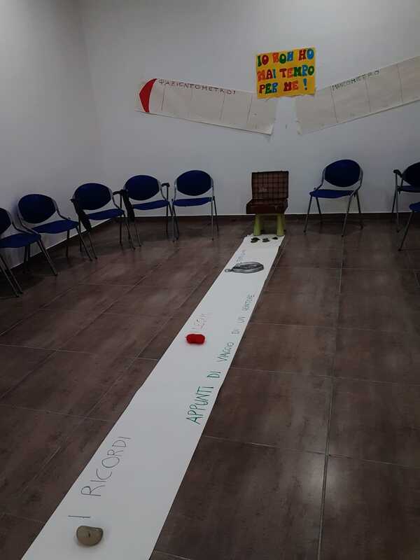 <h1>Scenario educativo</h1>
Ogni stanza assume una funzionalità specifica ed è allestita con simboli e cartelloni per facilitare gli spazi di confronto tra genitori e figli