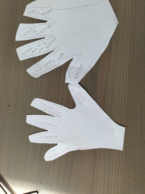 <h1>Momento conclusivo</h1>
Momento di incontro e confronto tra genitori e figli, favorito dal gioco delle mani