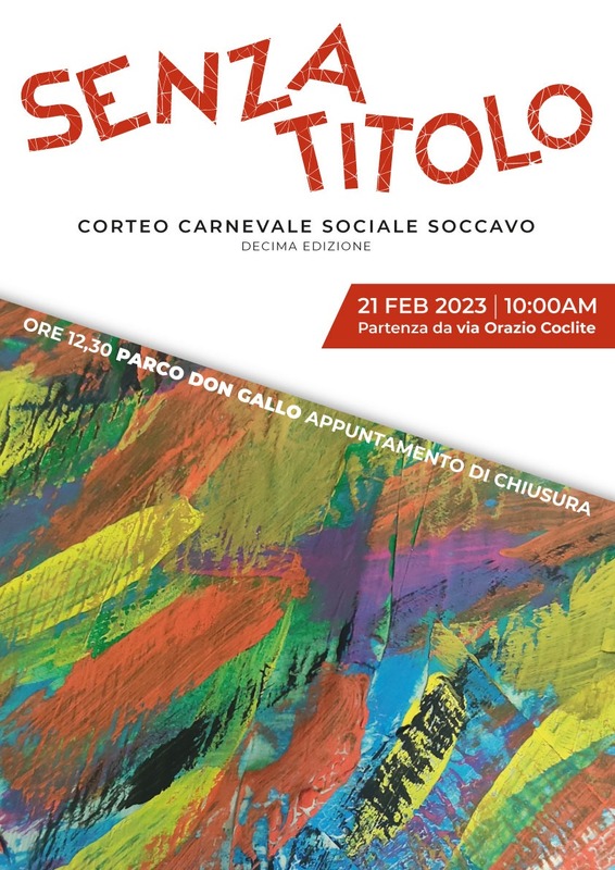 <h1>Locandina del Carnevale sociale Soccavo 2023</h1>